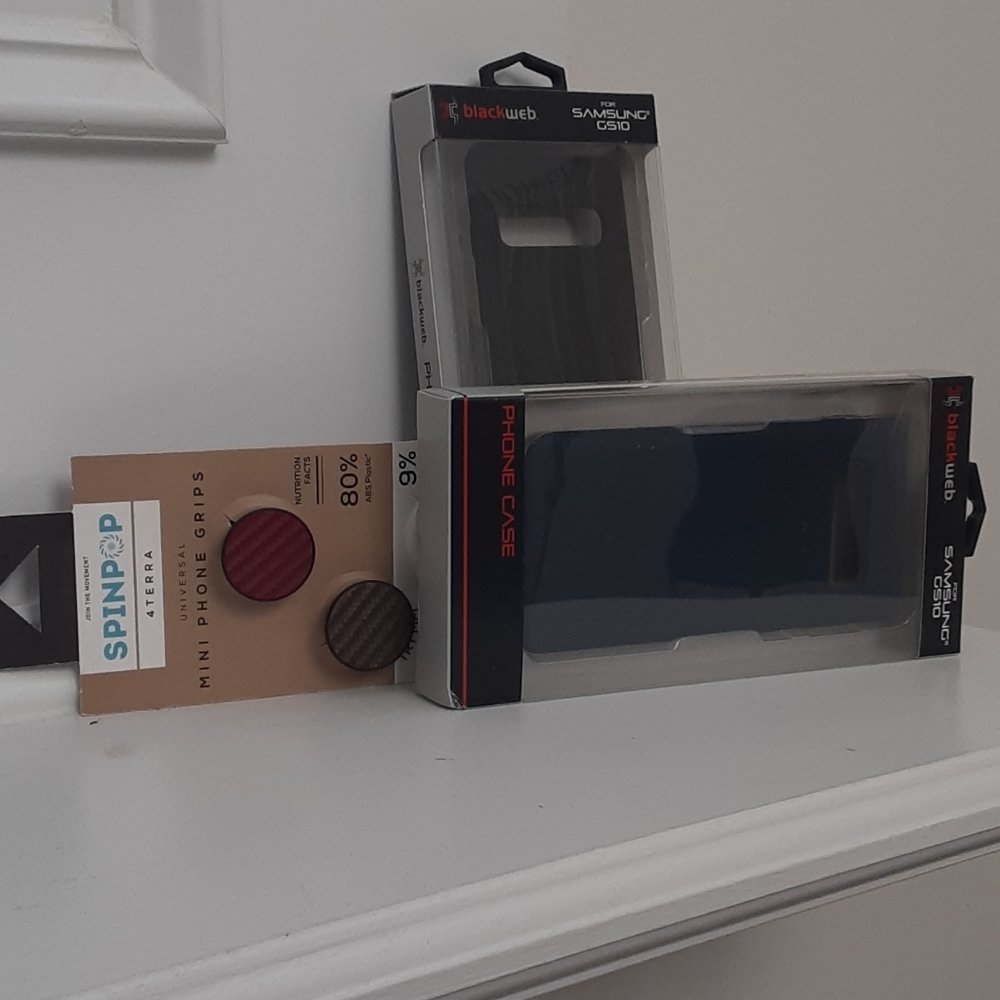 Cell phone covers and phone grips
